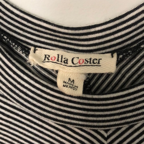 Black and white striped dress - Picture 4 of 4